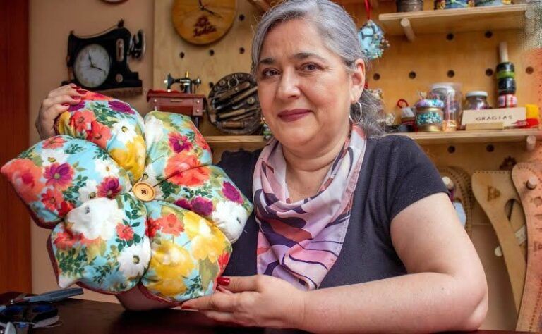 DIY Cojín Flor muy decorativo paso a paso