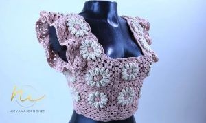 DIY Top crochet GRANNY Square
