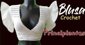 Blusa Top con mangas paso a paso