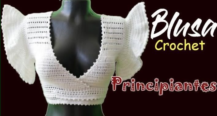 Blusa Top con mangas paso a paso
