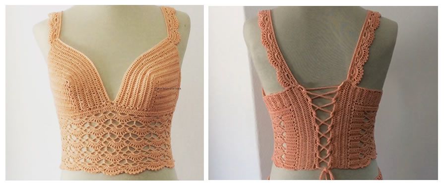 DIY Crop top crochet paso a paso