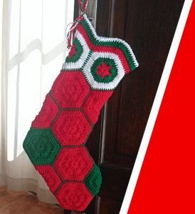 Bota Navideña a crochet paso a paso