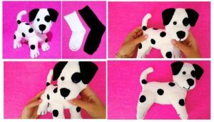 DIY Perro con calcetines paso a paso