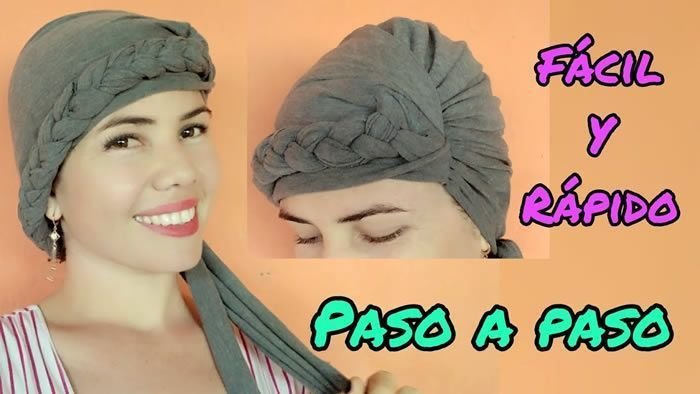 DIY Turbante con trenza paso a paso