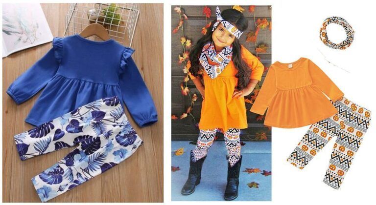 Conjunto Blusa y pantalón para niña Patrón y confección