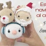 Esferas Navideñas a crochet amigurumi