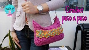 DIY Bolso de mano a crochet
