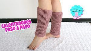 Calentadores a crochet DIY paso a paso