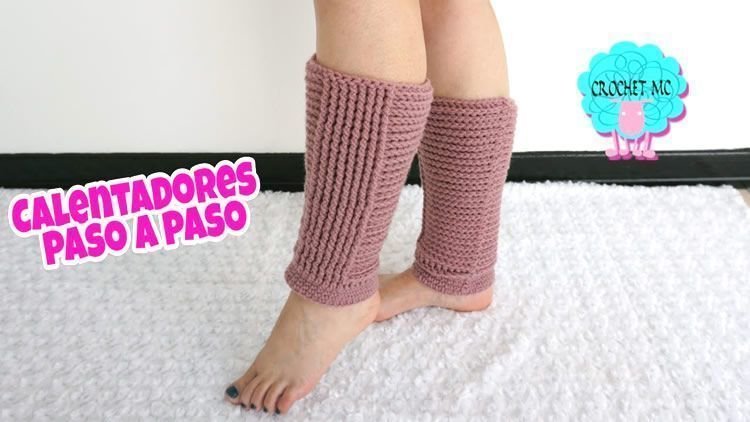 Calentadores a crochet DIY paso a paso