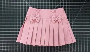 DIY Falda de tablas para niña paso a paso