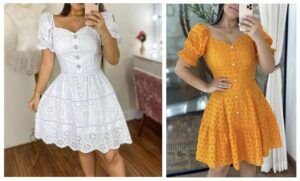 Vestido Gitano con manga acampanada y volante