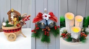 3 Adornos Navideños reciclando DIY