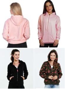 Chaqueta con capucha para chica