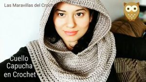 DIY Cuello con capucha a crochet paso a paso