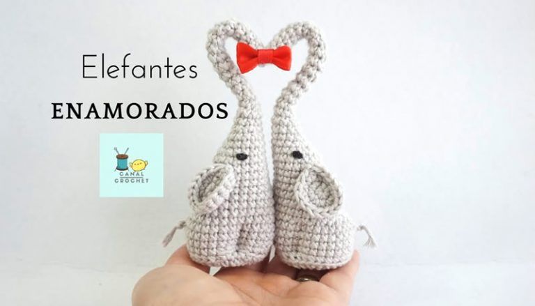 Elefantes enamorados para San Valentín