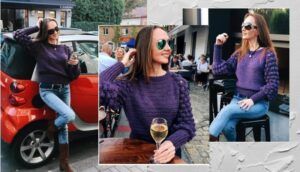 DIY Suéter con mangas burbujas a crochet