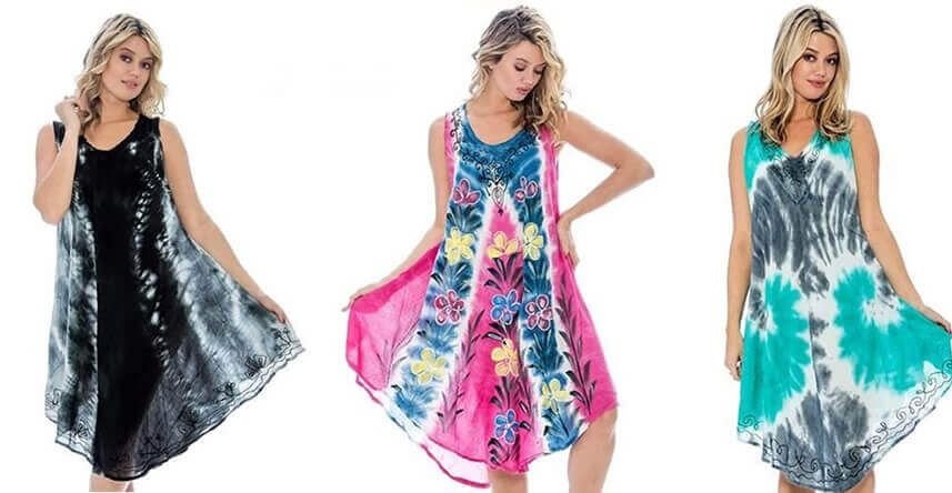 Vestido acampanado al bies con patrones