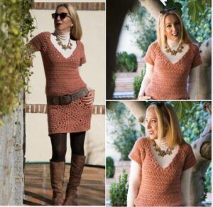 Vestido a crochet súper fácil paso a paso
