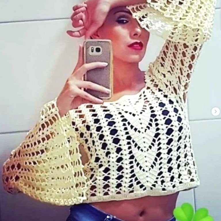Blusa calada a crochet muy fácil ideal para principiantes