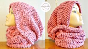 Capucha bufanda a crochet fácil DIY paso a paso