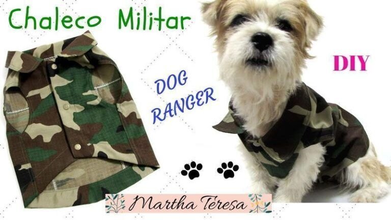 Chaleco Militar Camuflaje Para Perros fácil
