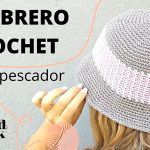 Sombrero a crochet estilo pescador DIY