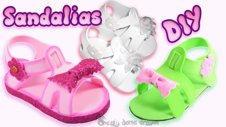 DIY sandalias en Goma Eva