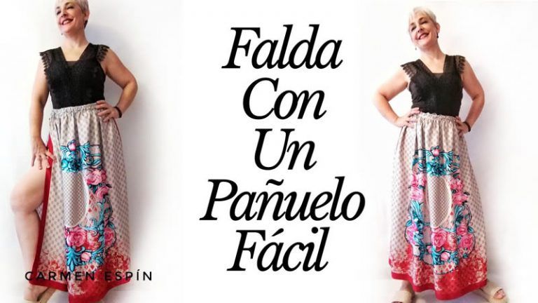 DIY Falda con un pañuelo paso a paso