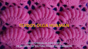 Punto a crochet especial colchita