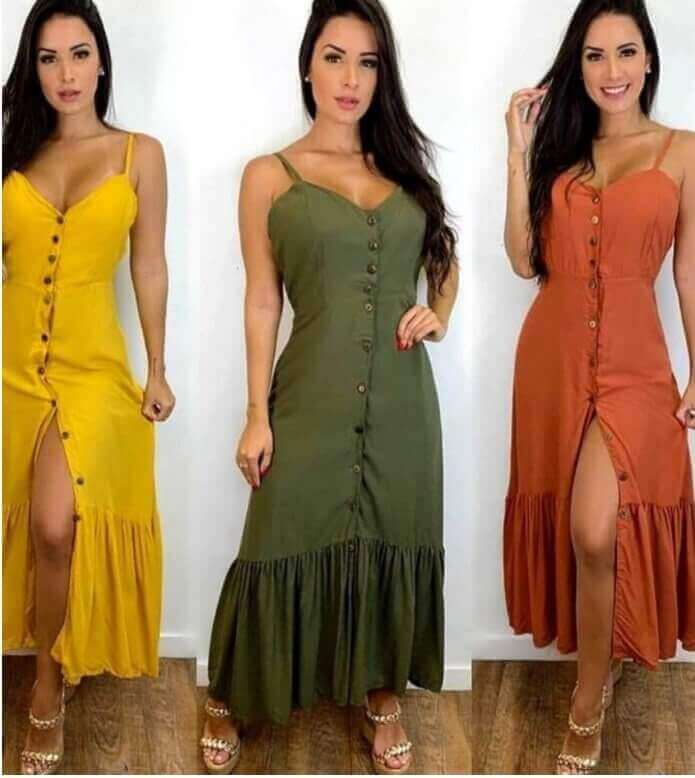 Patrón de Vestido camisero con tirantes