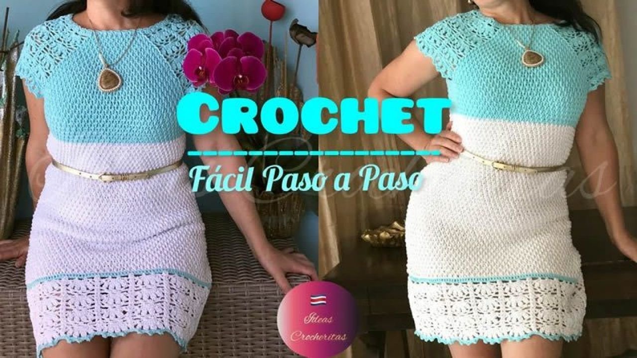 Vestido a Crochet DIY Fácil paso a paso - Patrones