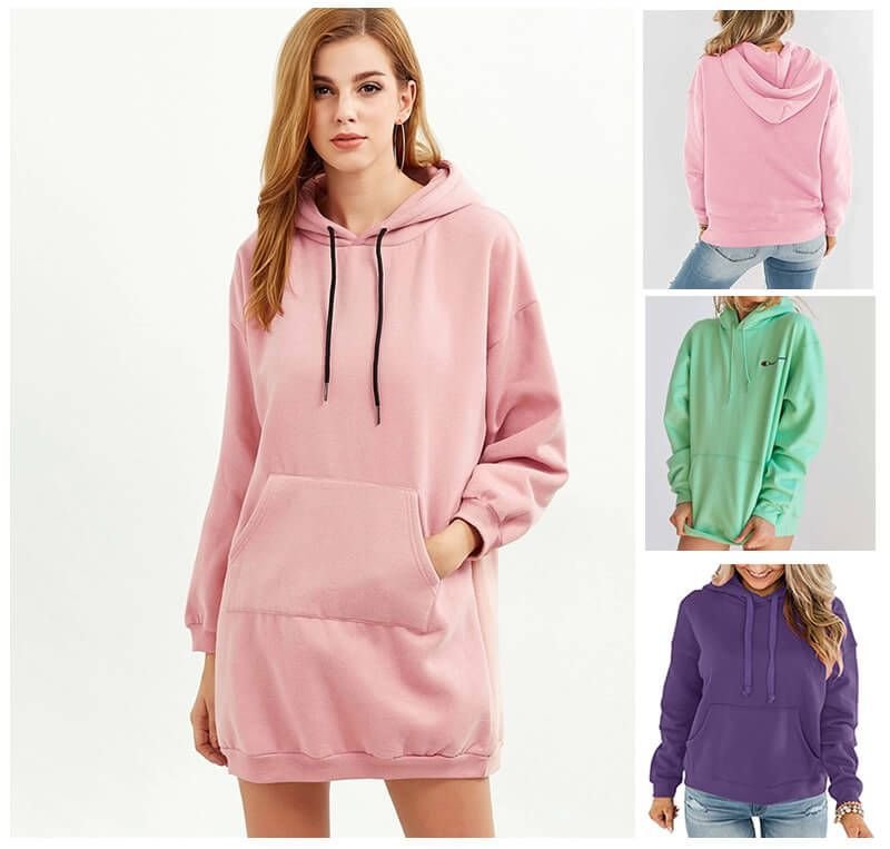 Chaqueta vestido sudadera