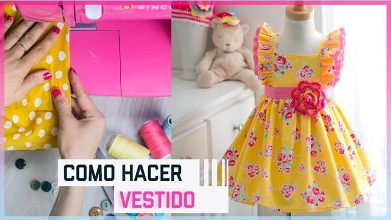DIY Como hacer lindo vestido de niña
