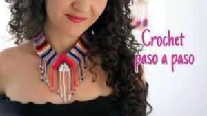 DIY Collar étnico tejido a crochet