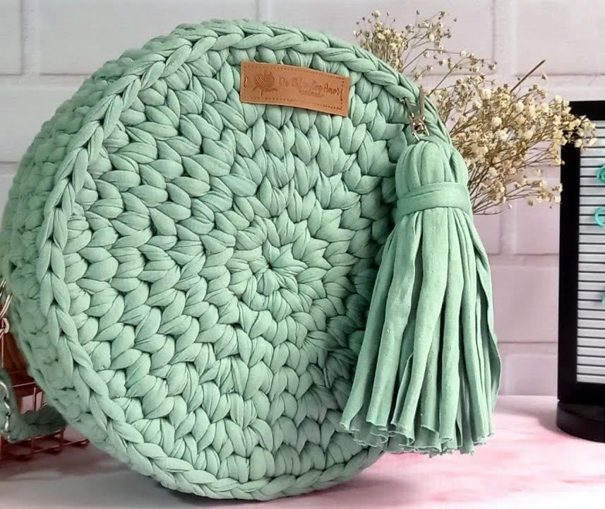 Tutorial bolso online redondo de trapillo