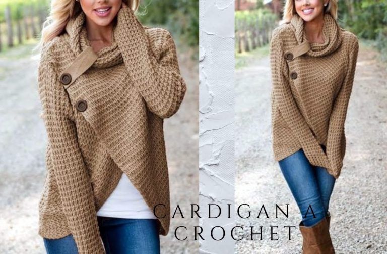 DIY Cárdigan blusa a crochet