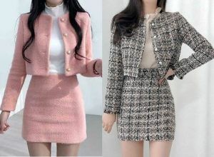 Conjunto chaqueta y falda patrones gratis