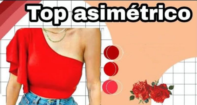 Top asimétrico DIY paso a paso