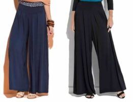 Pantalones Palazzo con pinzas