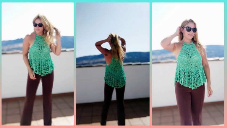 Top Formentera a crochet DIY paso a paso