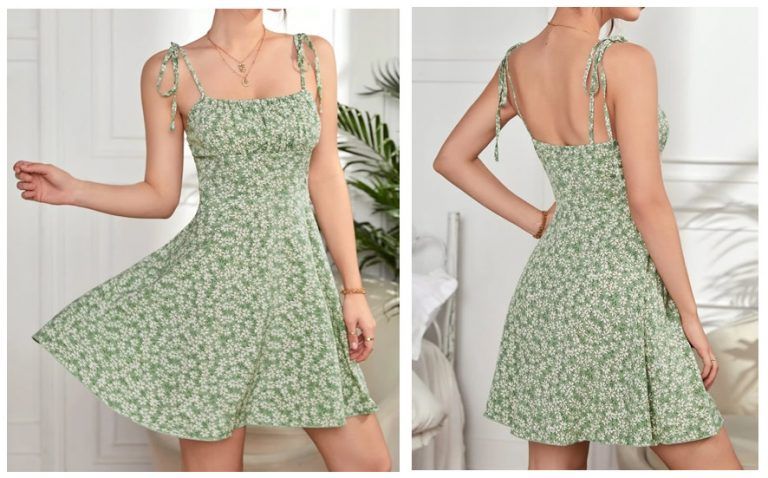 Vestido de tirantes finos