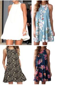 Vestido midi trapecio
