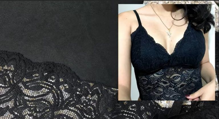 DIY Bralette top de encaje + patrones