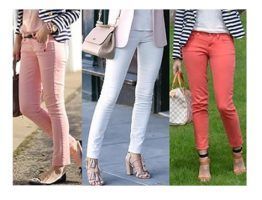 Pantalones pitillo con bolsillo