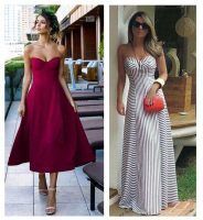 Vestido de fiesta palabra de honor