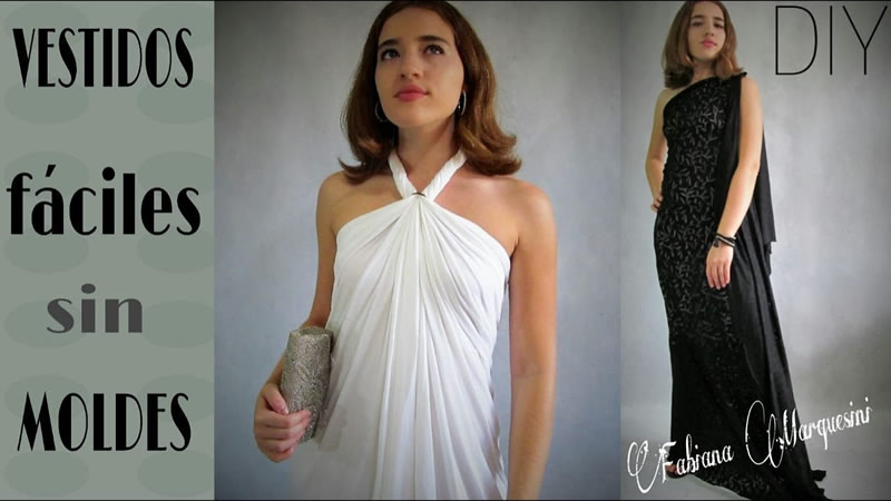 DIY vestidos fáciles sin moldes