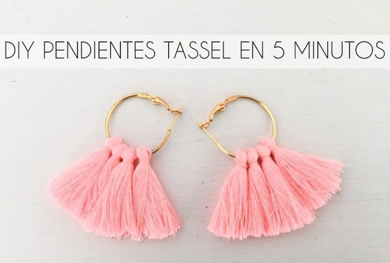 diy pendientes tassel