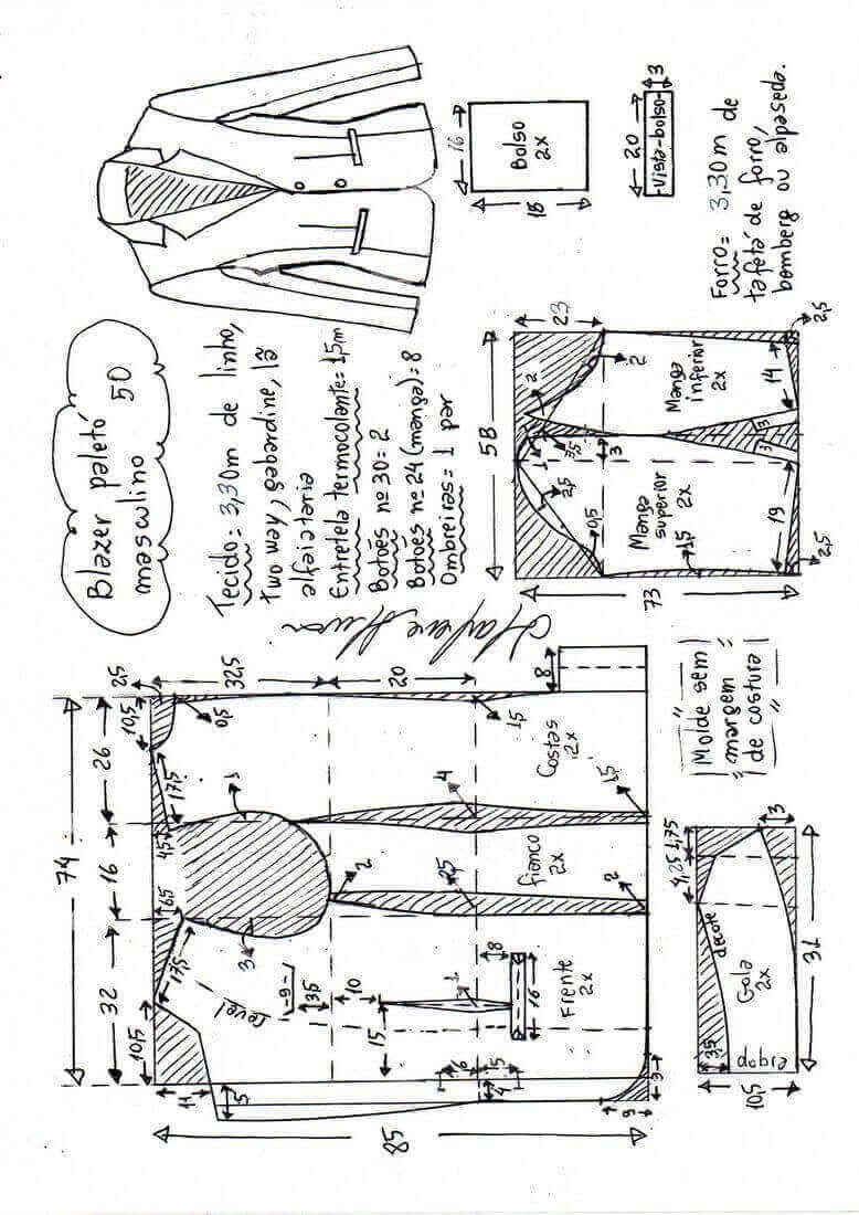 Chaqueta traje de caballero