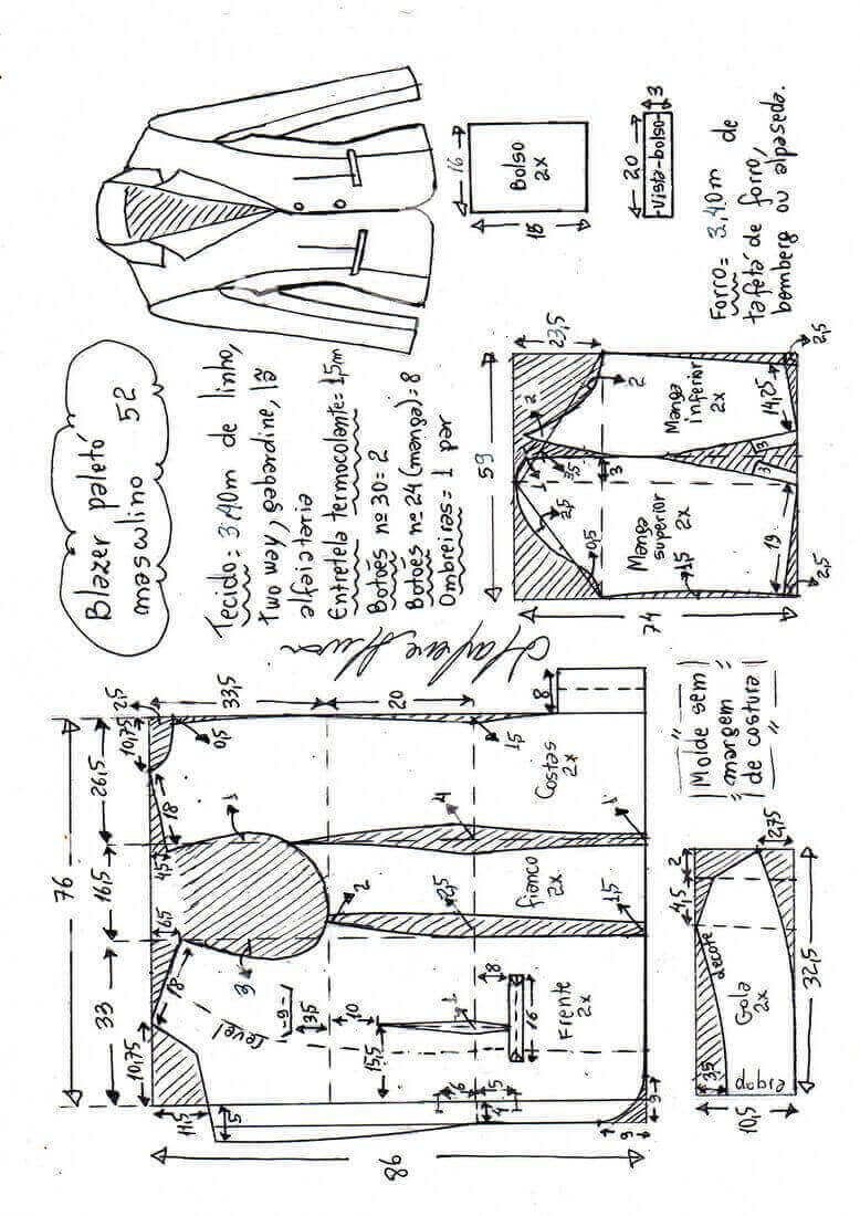 Chaqueta traje de caballero