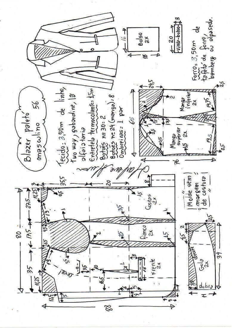Chaqueta traje de caballero